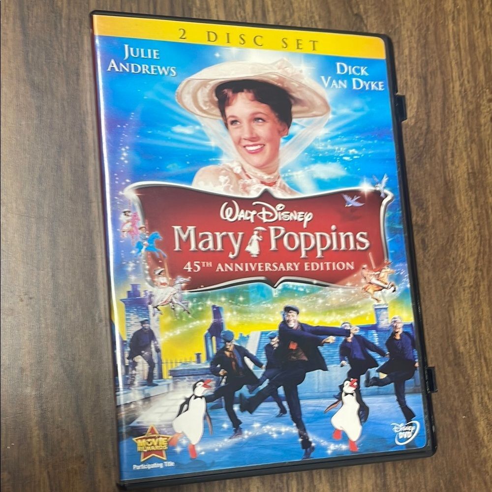 Disney Mary Poppins‎ 45th Anniversary Edition DVD 2-Disc Set Julie Andrews 2009